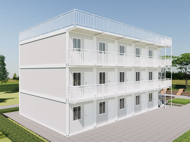 Vietnam Homestay Building -pikakoottu konttihuone