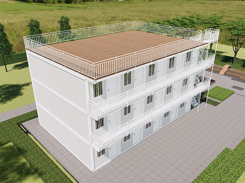 Vietnam Homestay Building -pikakoottu konttihuone