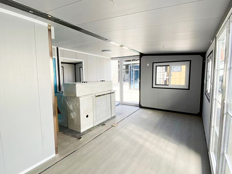 Residential Double Wing laajennettava konttihuone